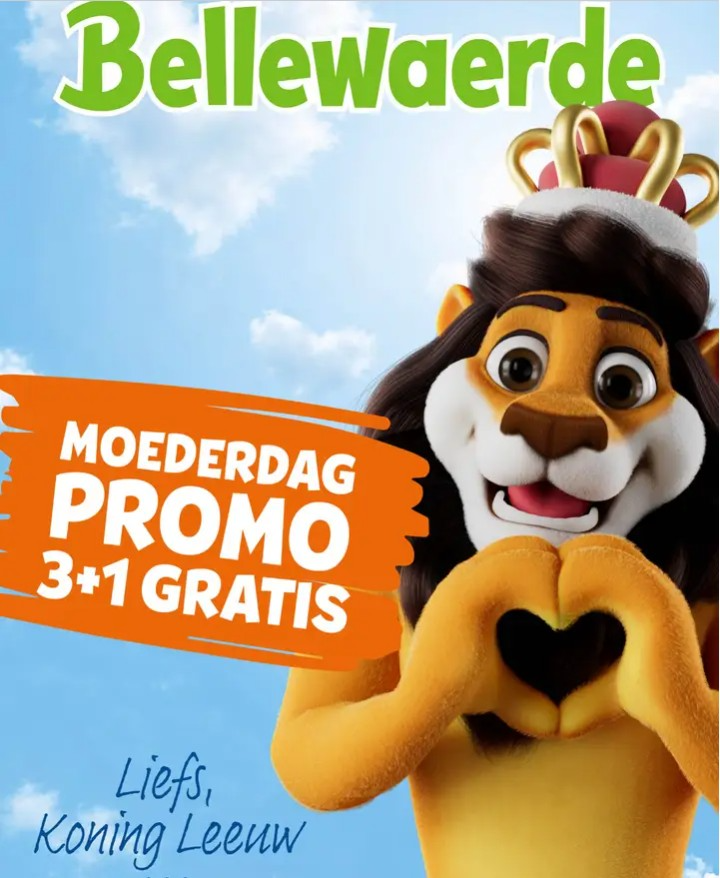 Gratis ticket Bellewaerde 9 & 10 mei 🎀 Moederdag