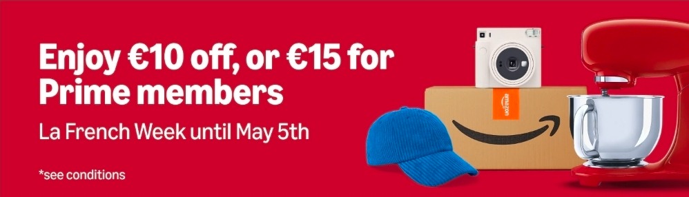 €10 korting op Amazon FR