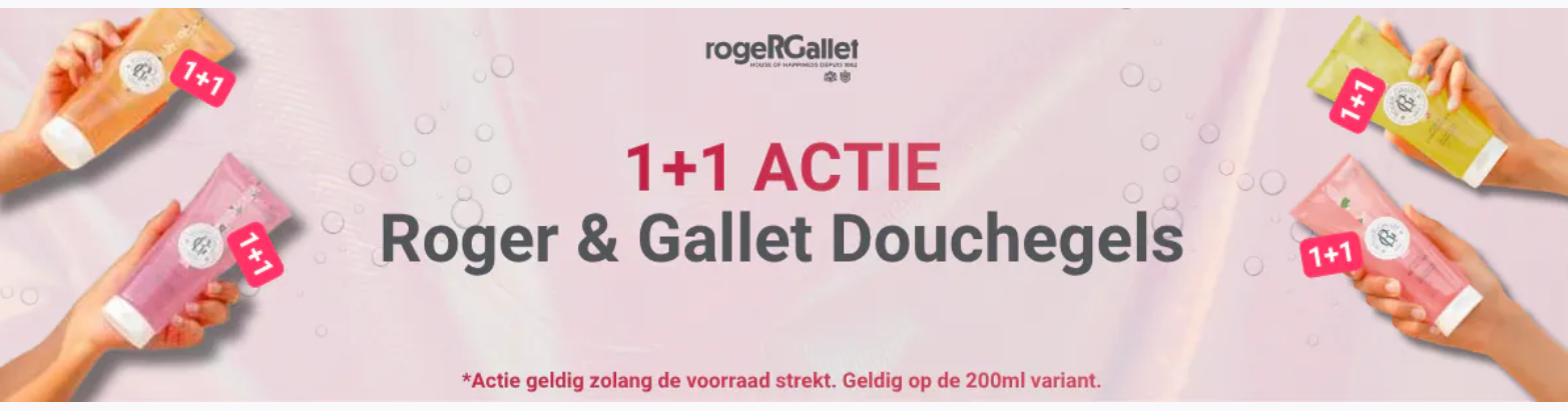 -50% Roger & Gallet zeep en douchegel
