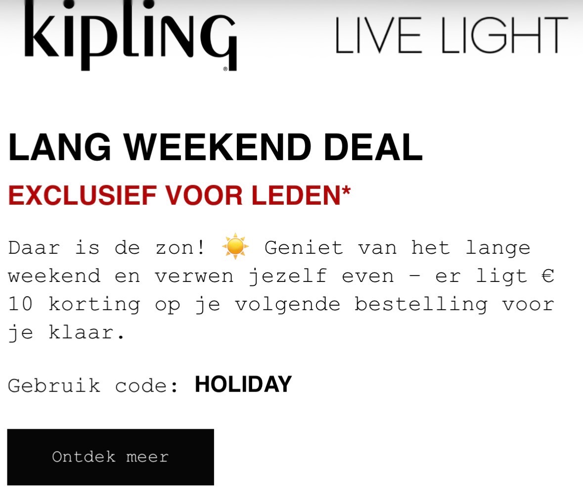 LANG WEEKEND DEAL