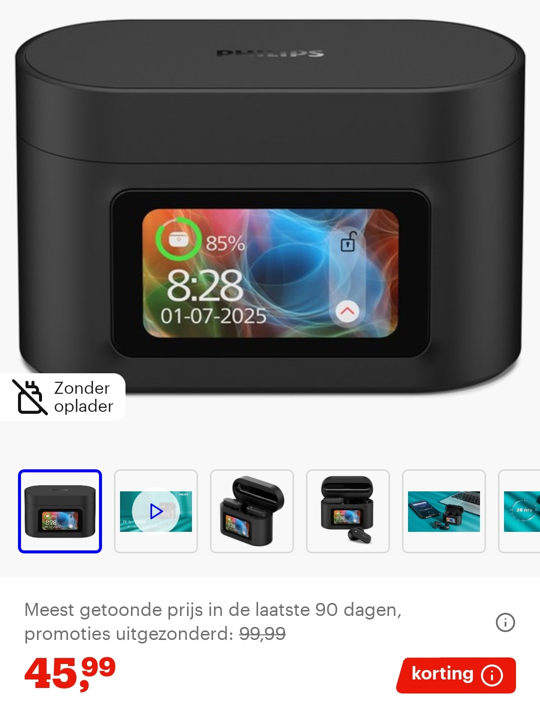 Philips oortjes aan 50%