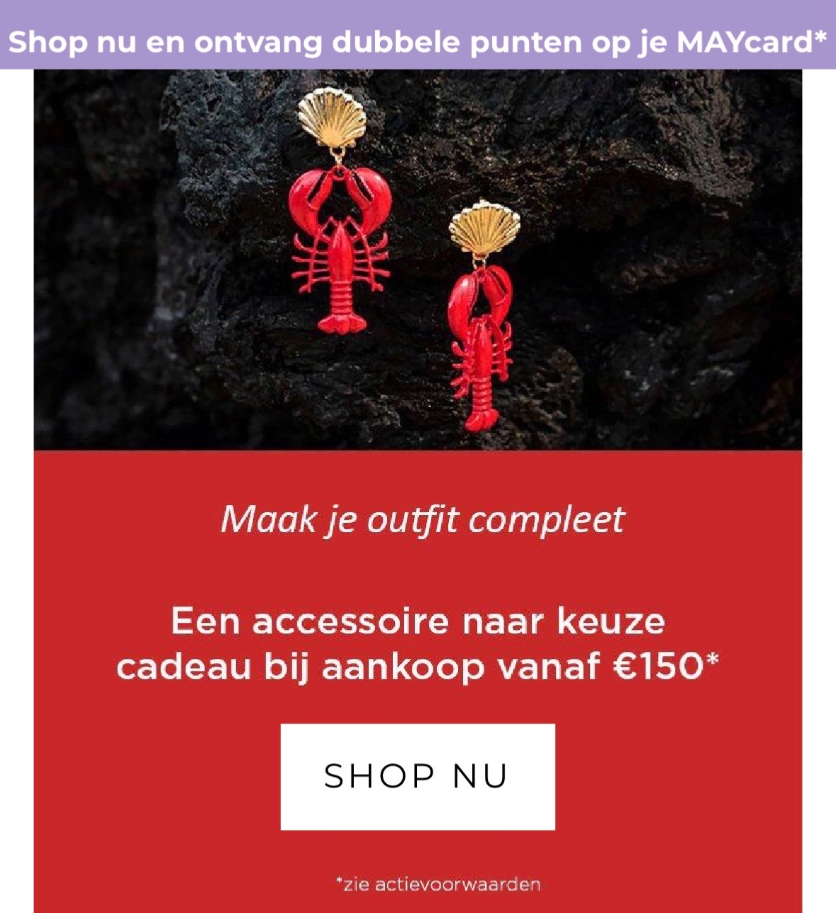 Gratis accessoire bij Mayerline