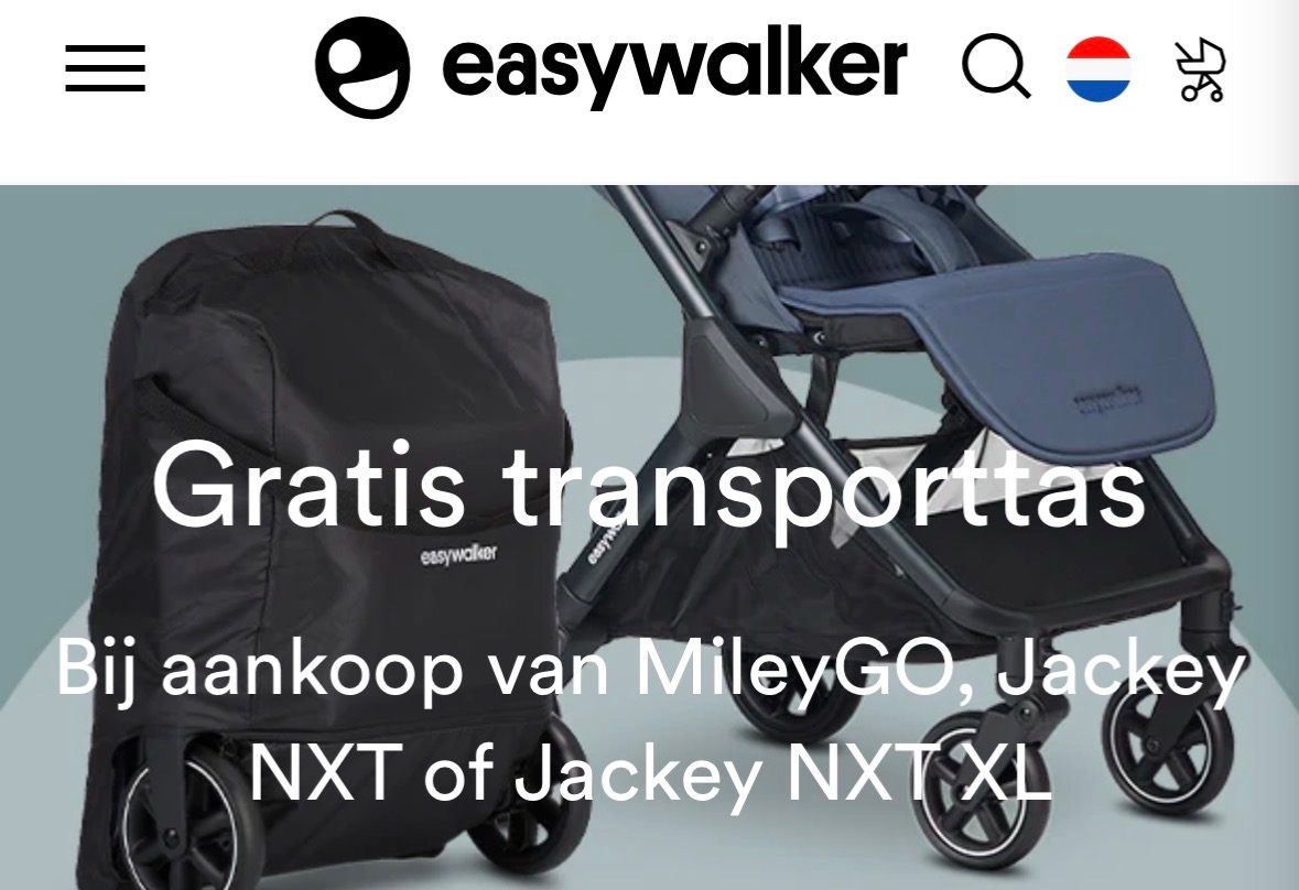 Gratis transporttas bij aankoop