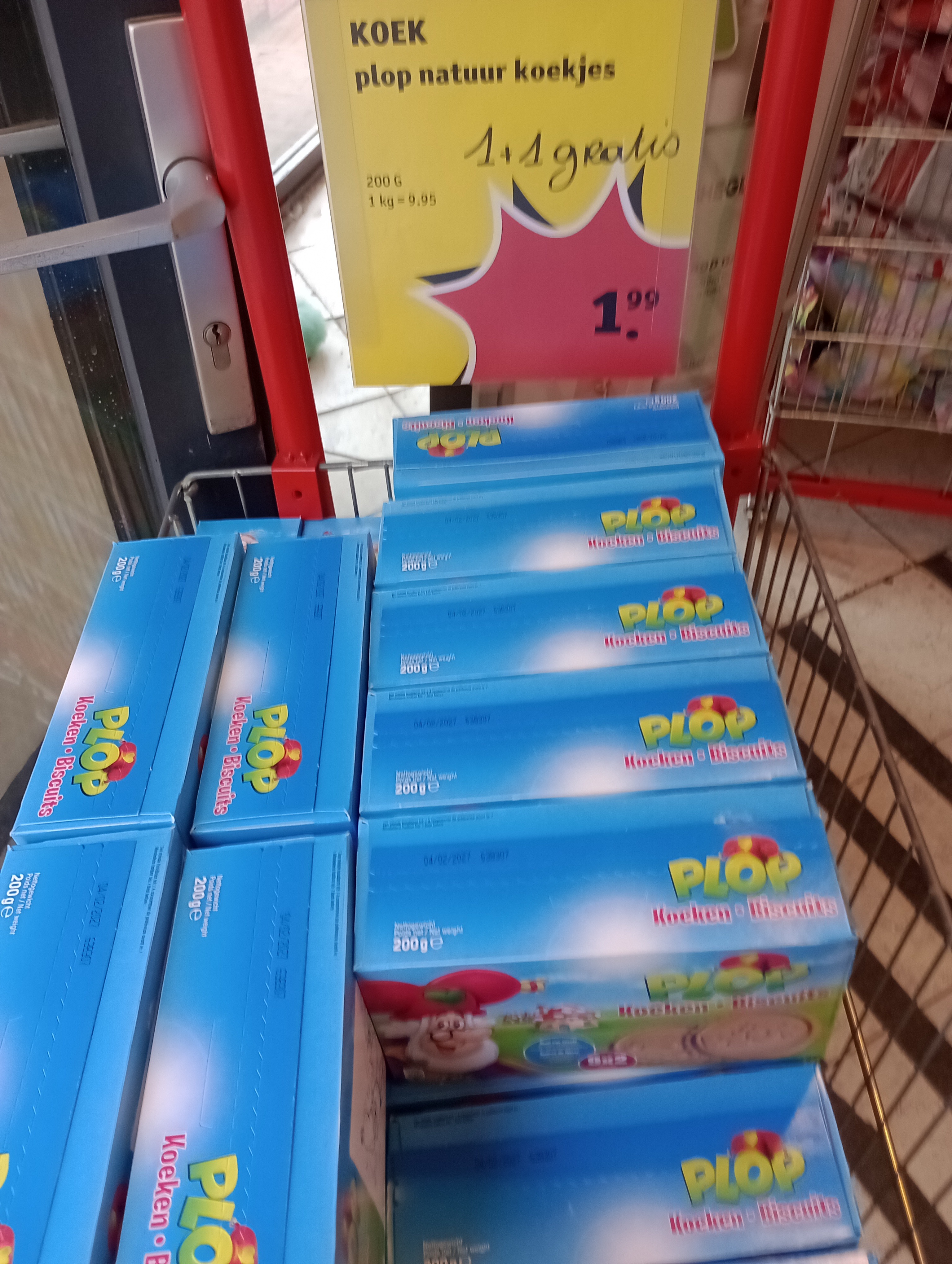 1+1 koeken Plop, Maya & de Smurfen @ Kruidvat Haacht