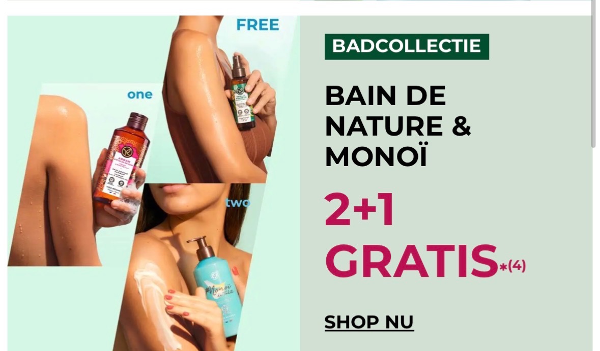 Aanbieding douchegels