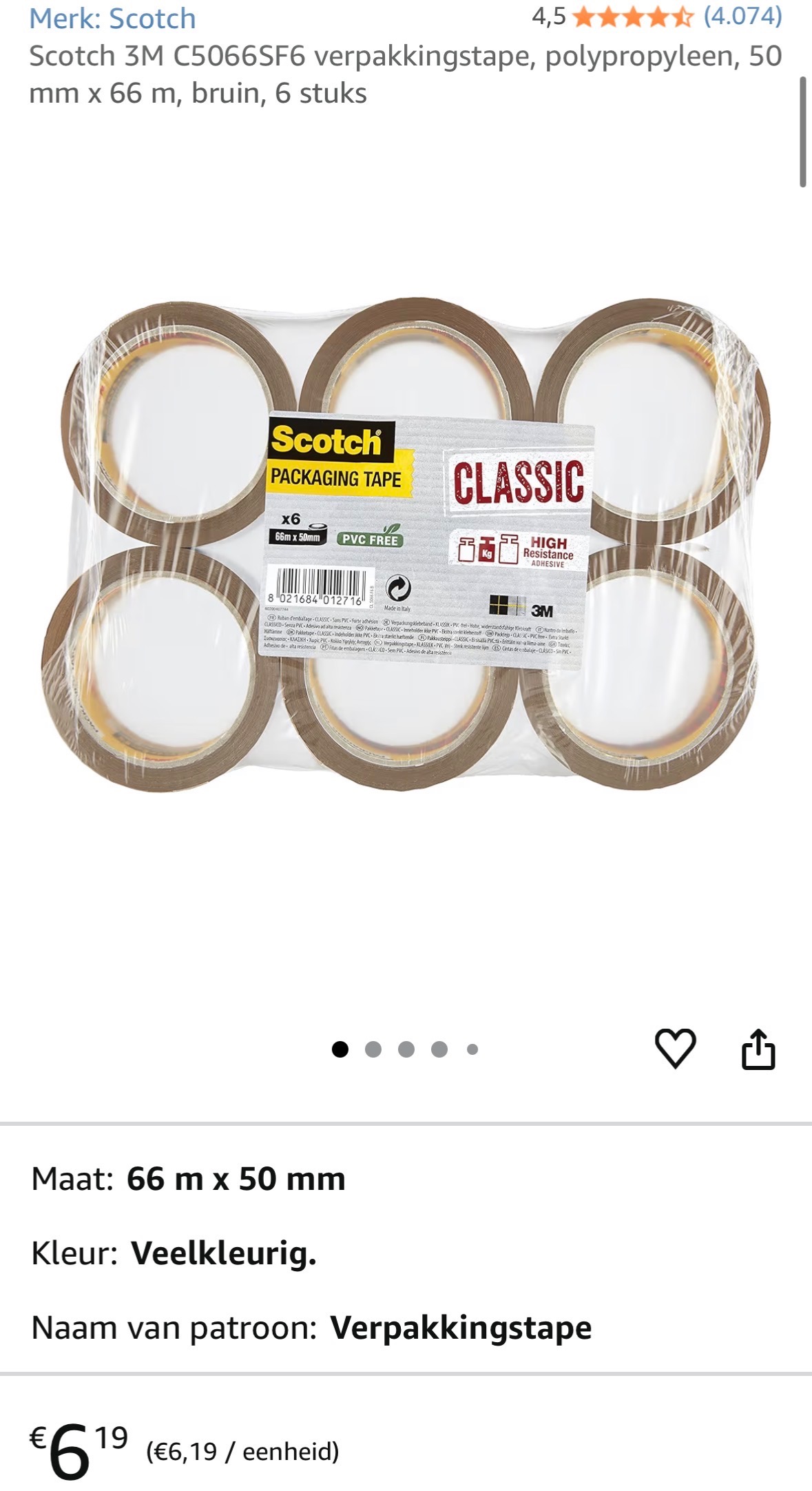Scotch verpakkingstape