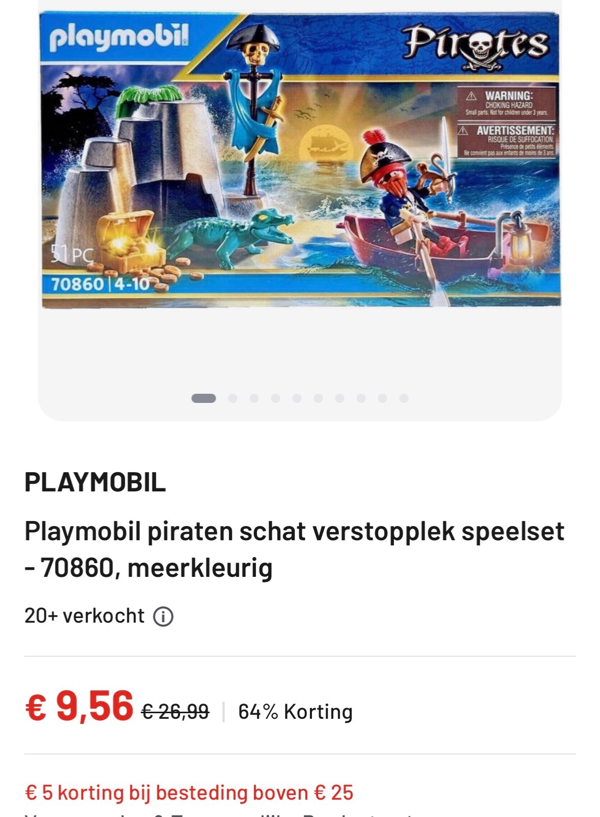 Playmobil piraten speelset