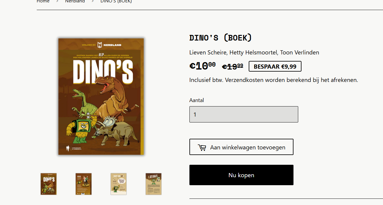 Nerdland Dinoboek en Ruimtevaart boek voor kinderen