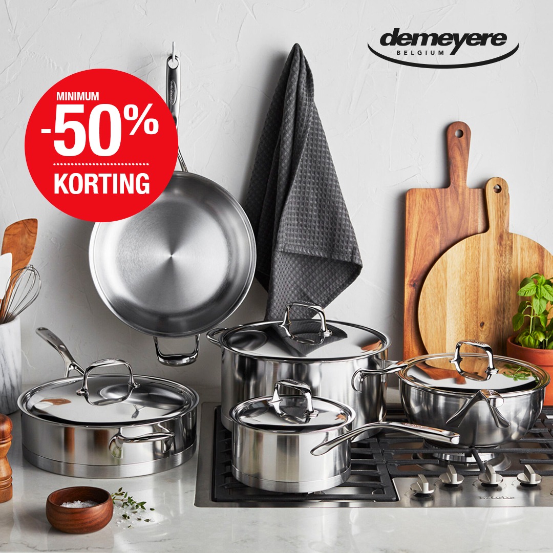 Demeyere stockverkoop tot -50% ✨🥘 ook andere premium merken