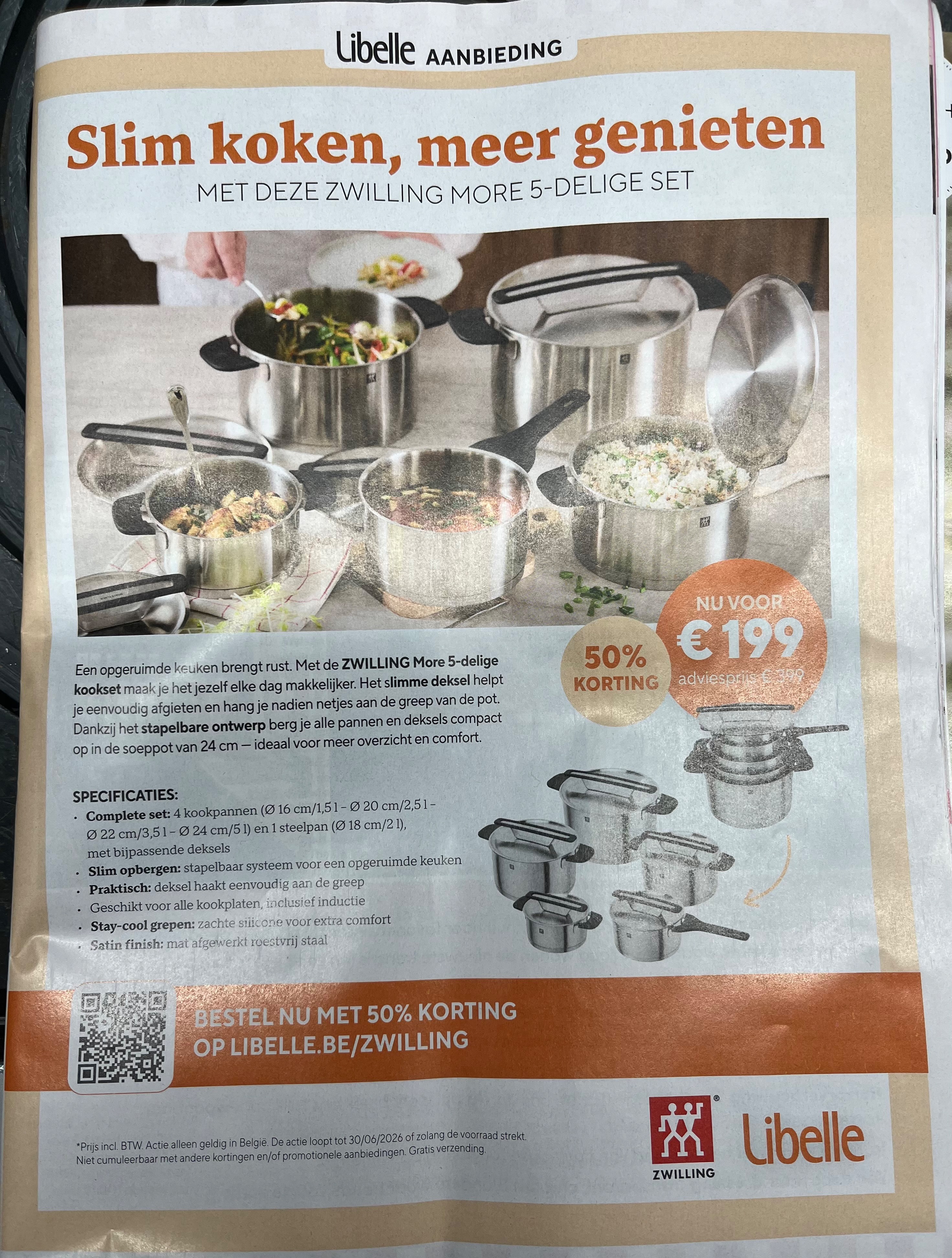 Zwilling more kookset (5 delig) -50%