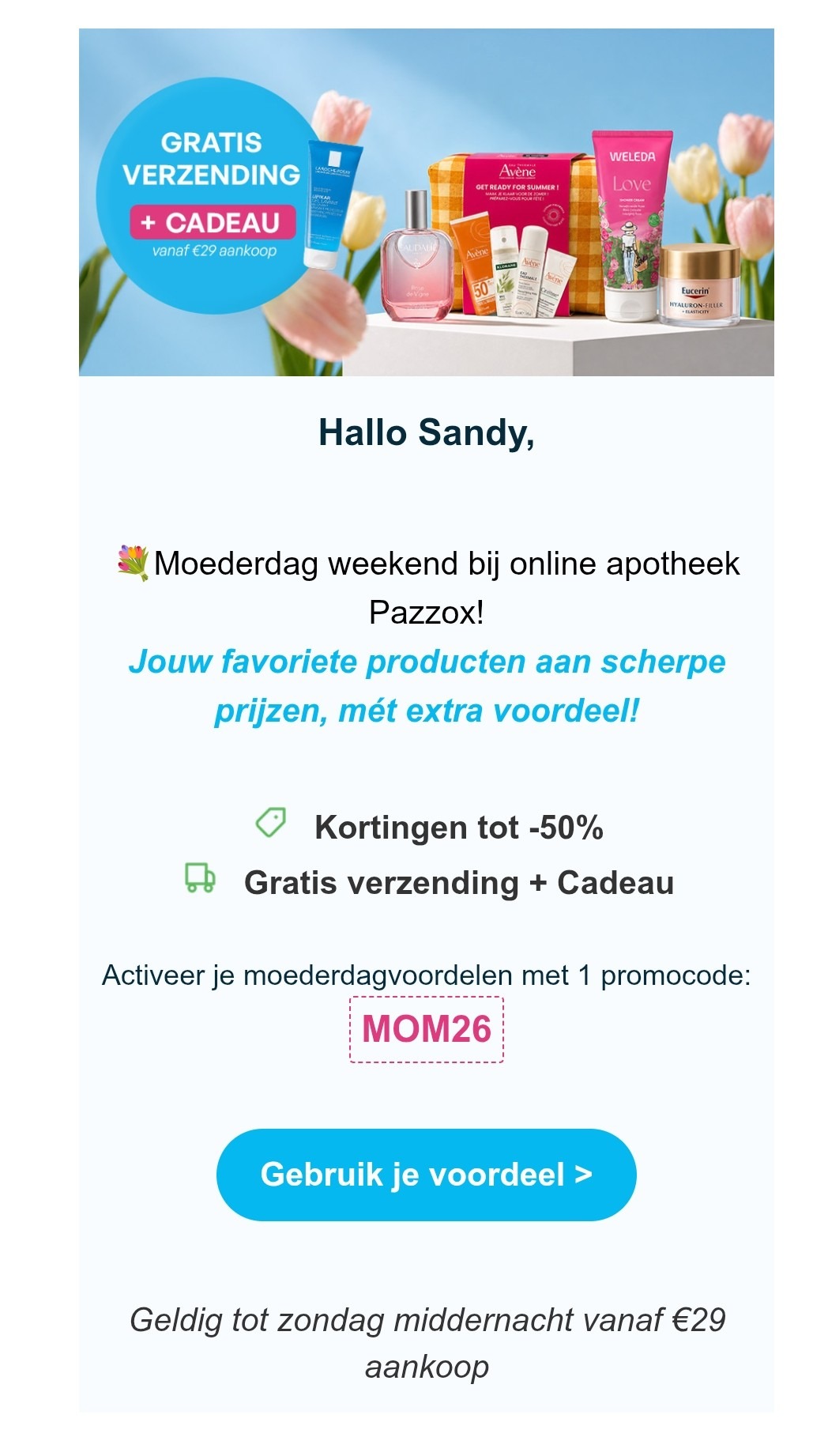 Pazzox: Gratis verzending + Cadeau