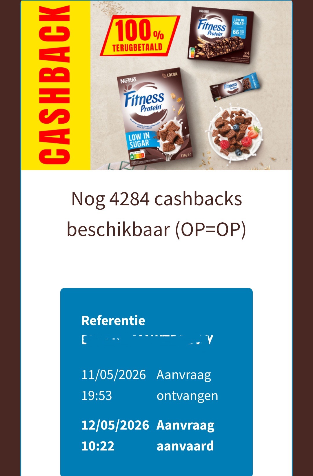 Fitness protein ontbijtgranen