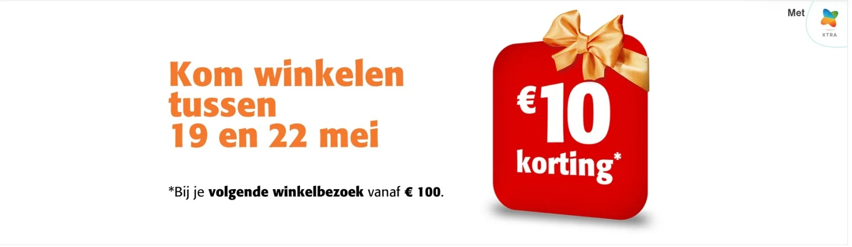 colruyt trakteert met 10 euro van 19 mei tem 22 mei 2026