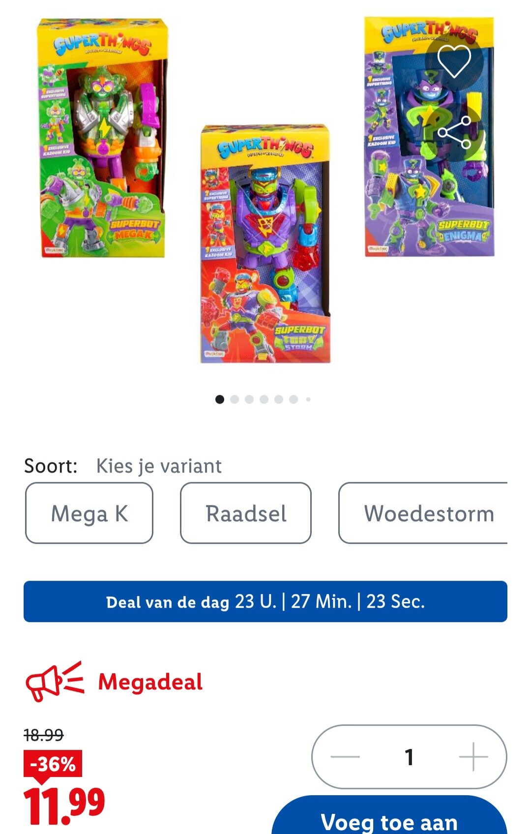superthings actiefiguur -36%