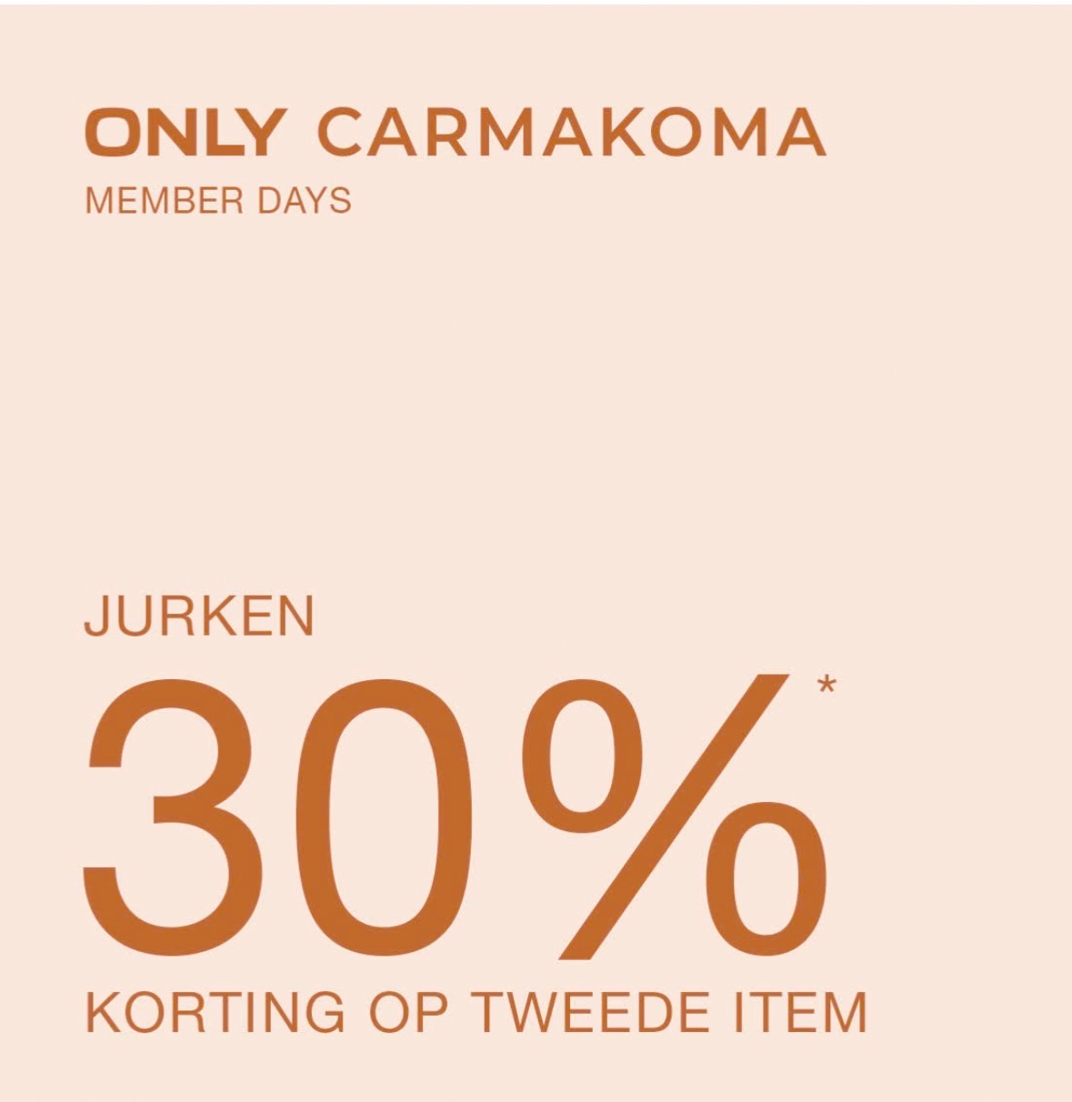 -30% op je 2de jurk
