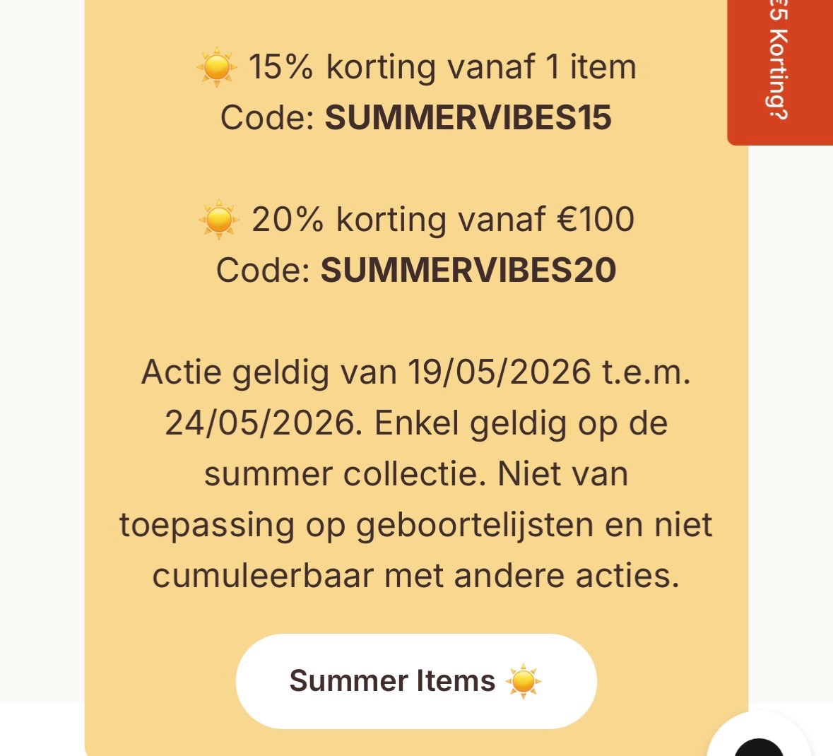 Summer vibes met korting bij De Gele Flamingo 🌞