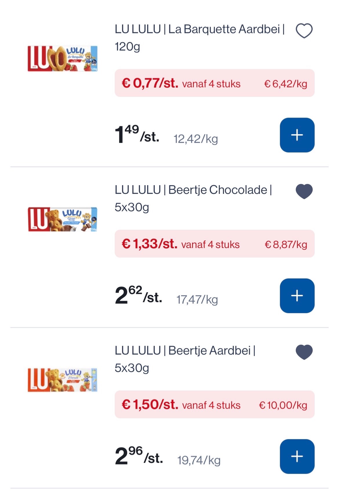Lu - lulu koekjes in promo