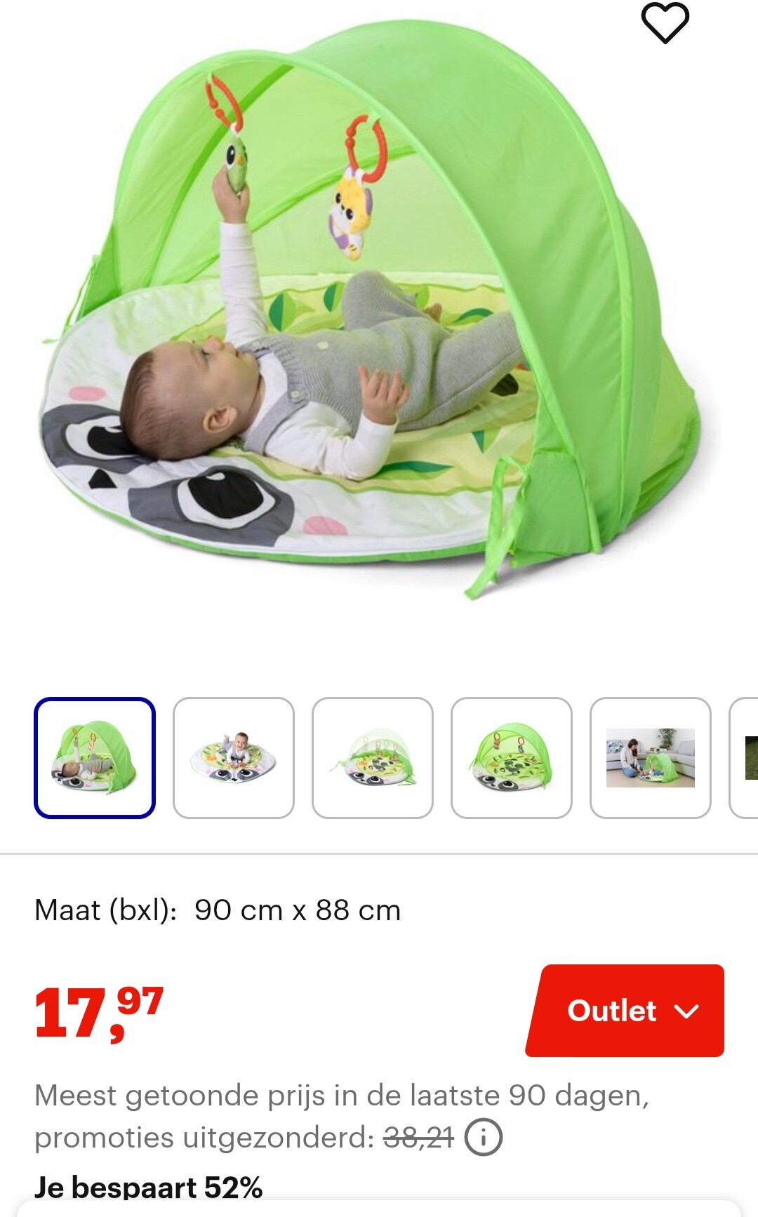 CHICCO Activiteitentapijt out&indoor -52%