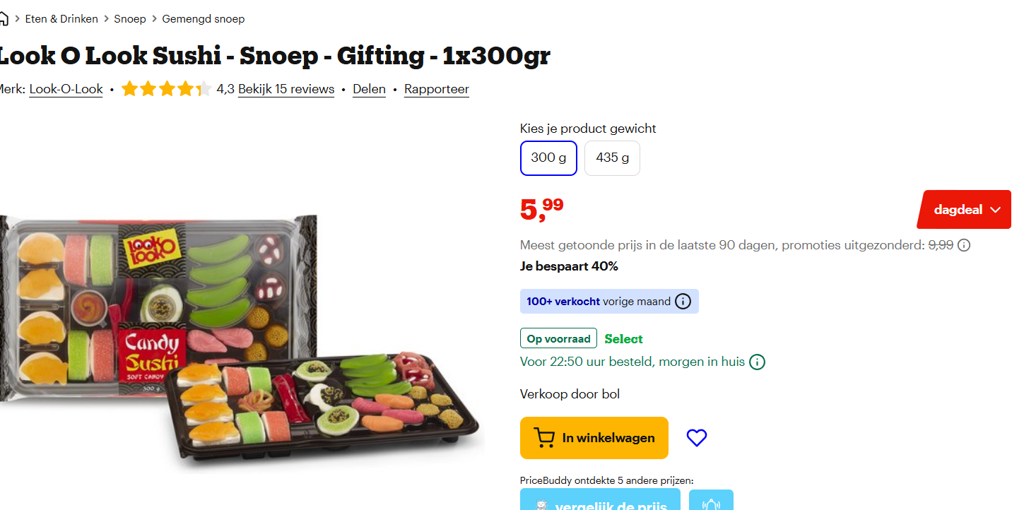 Look O Look Sushi - Snoep