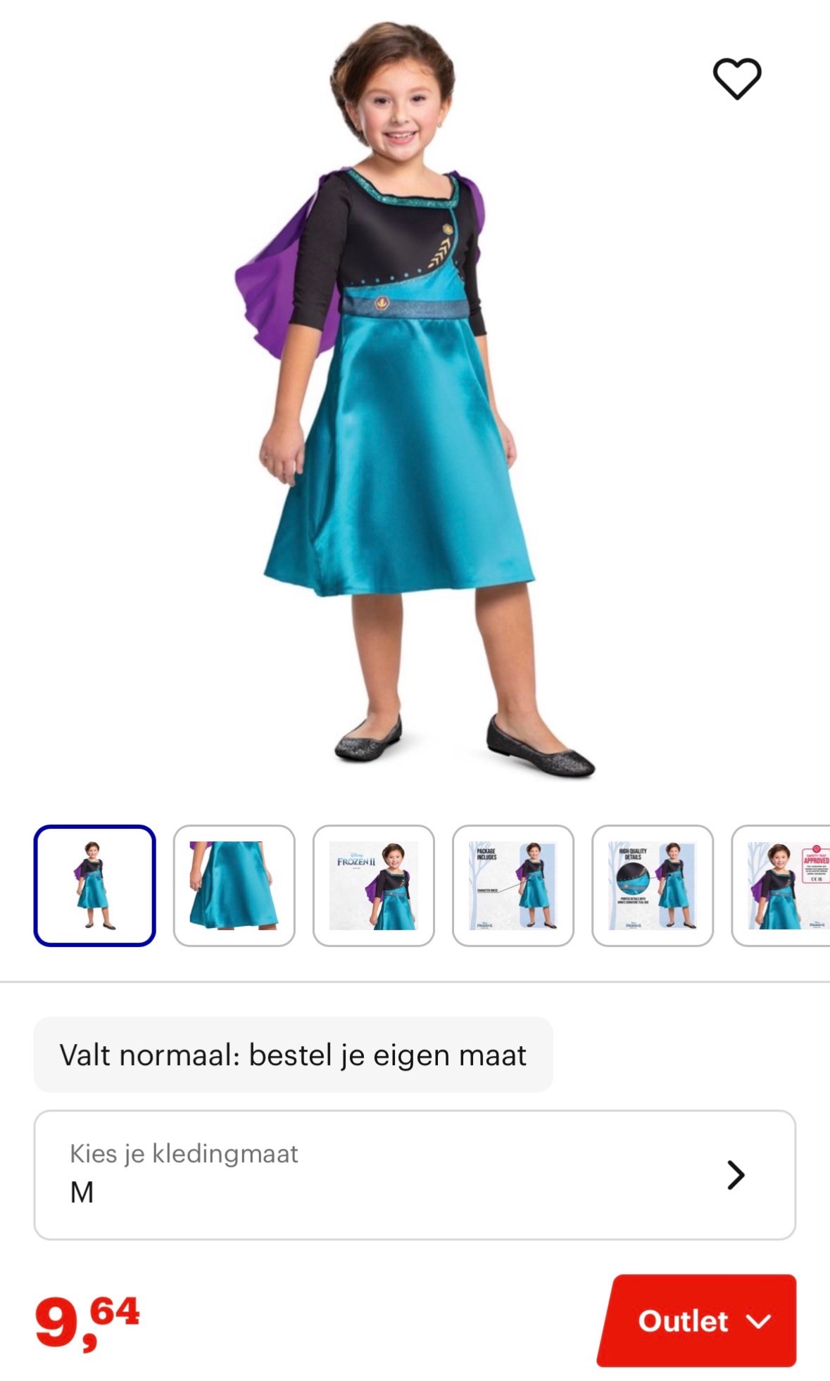 Frozen 2 verkleedjurk