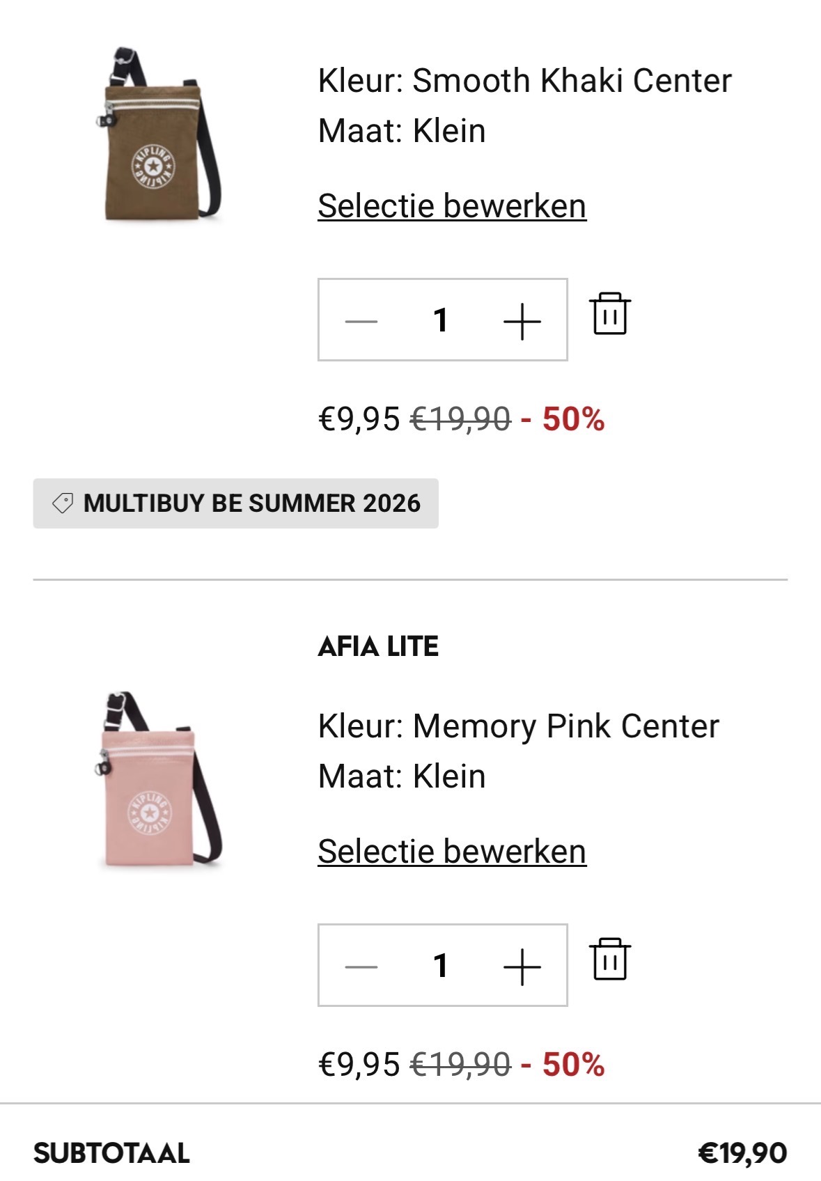 Kipling zomer deals