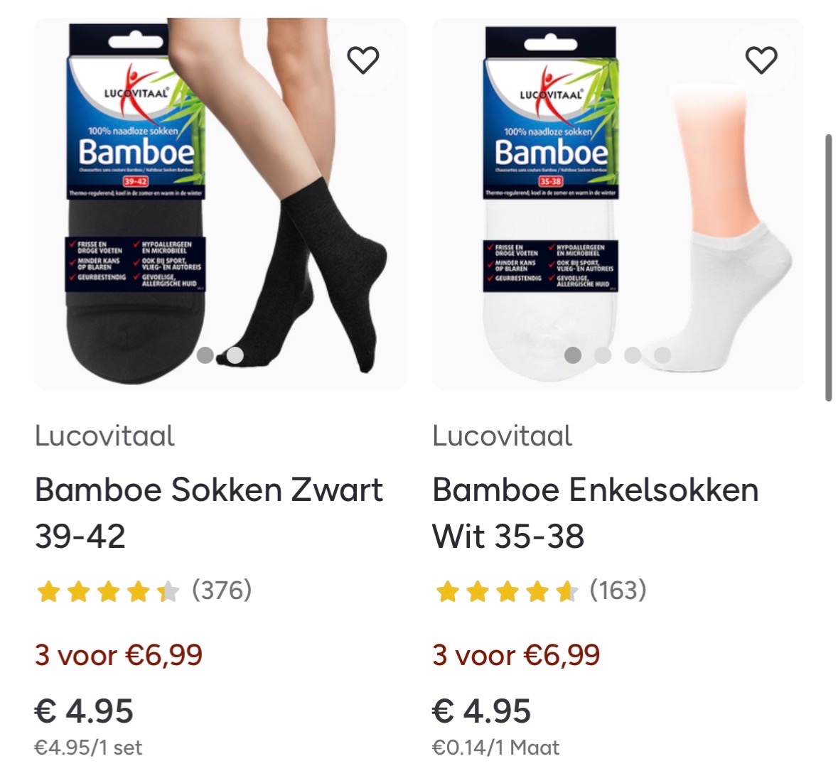 Lucovitaal sokken