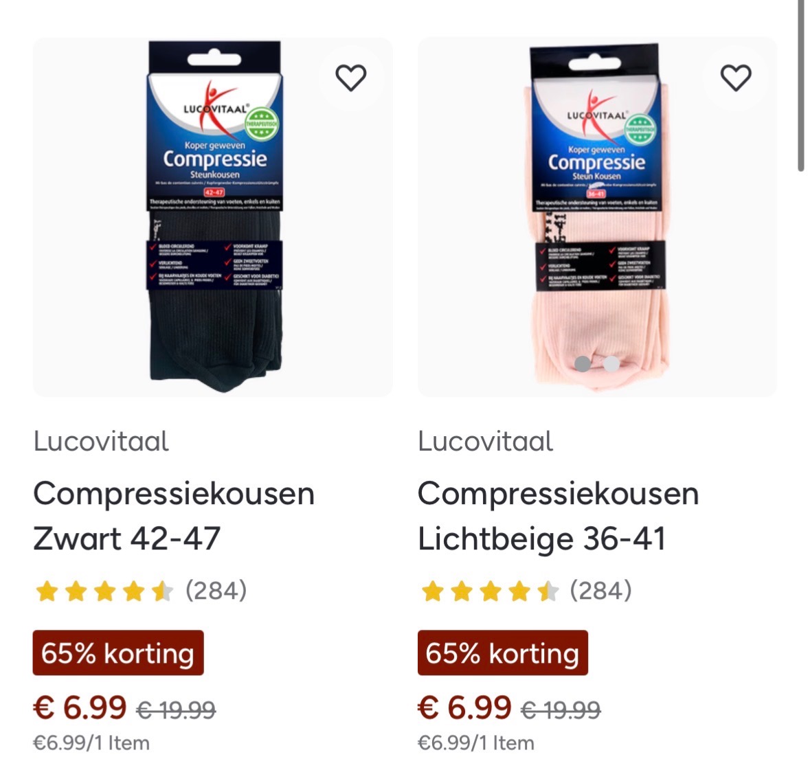 Compressiesokken Lucovitaal