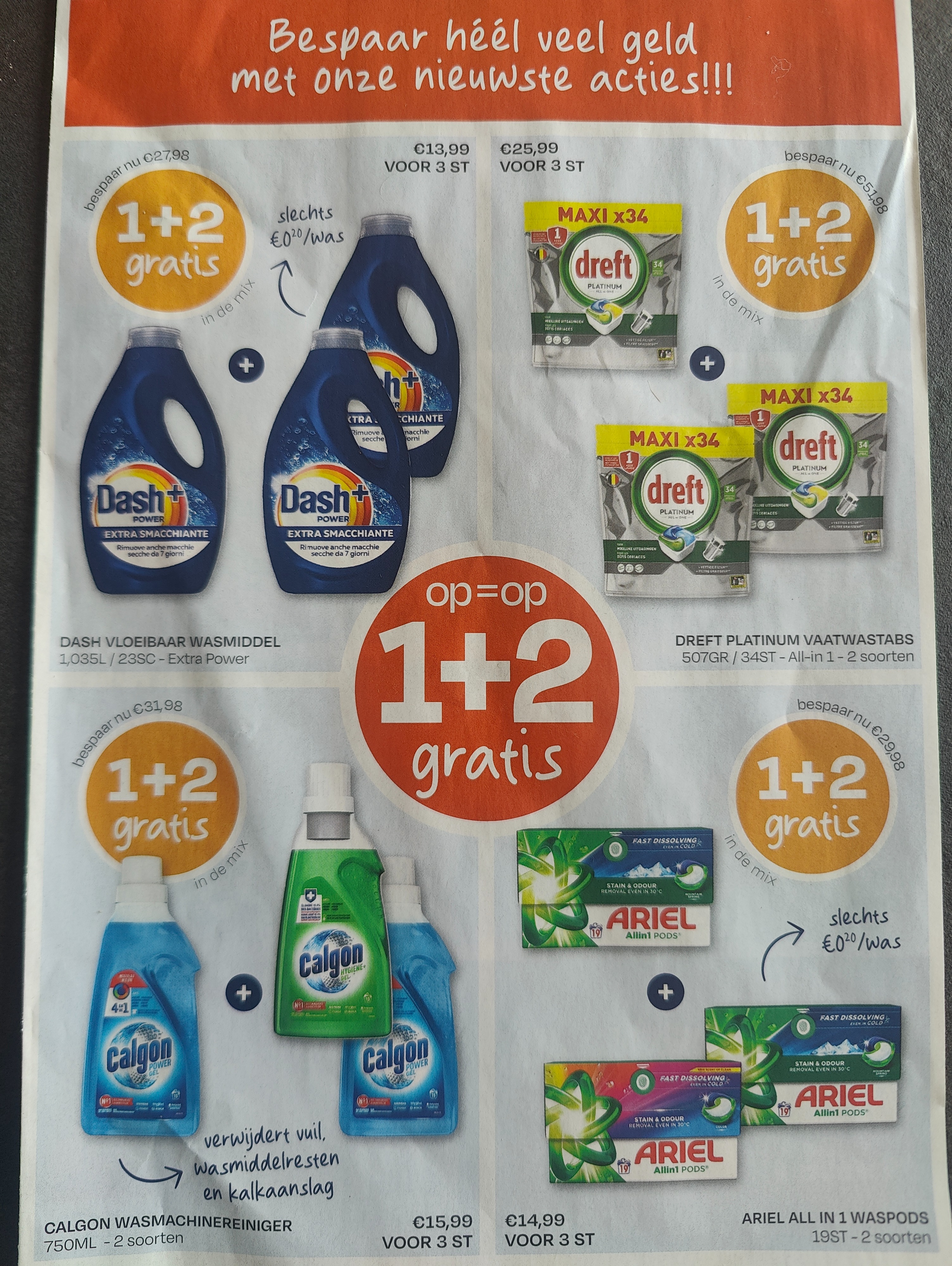 1+2 gratis en andere kortingen