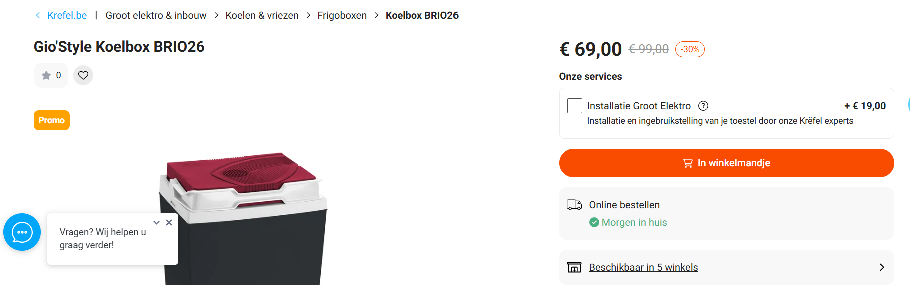 Gio'Style Koelbox BRIO26