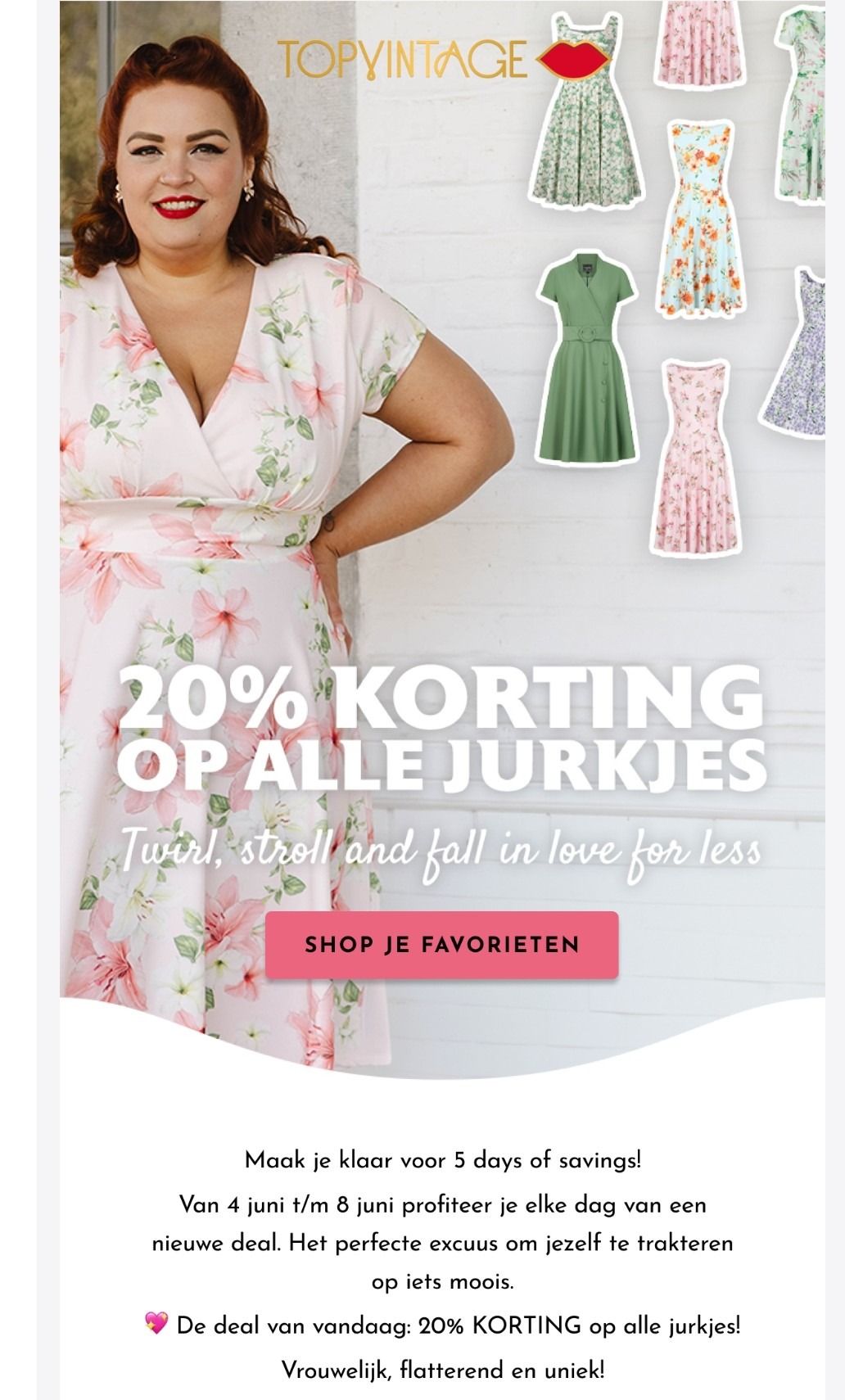 Topvintage: 20% op jurken