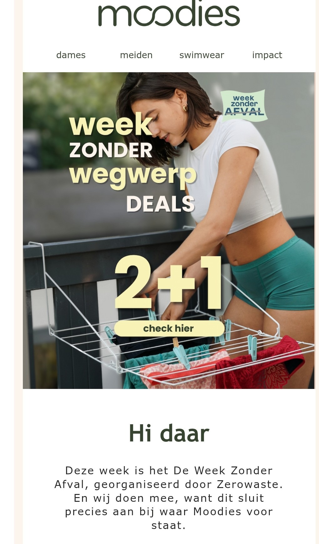 Moodies Undies: 2+1 gratis op broekjes