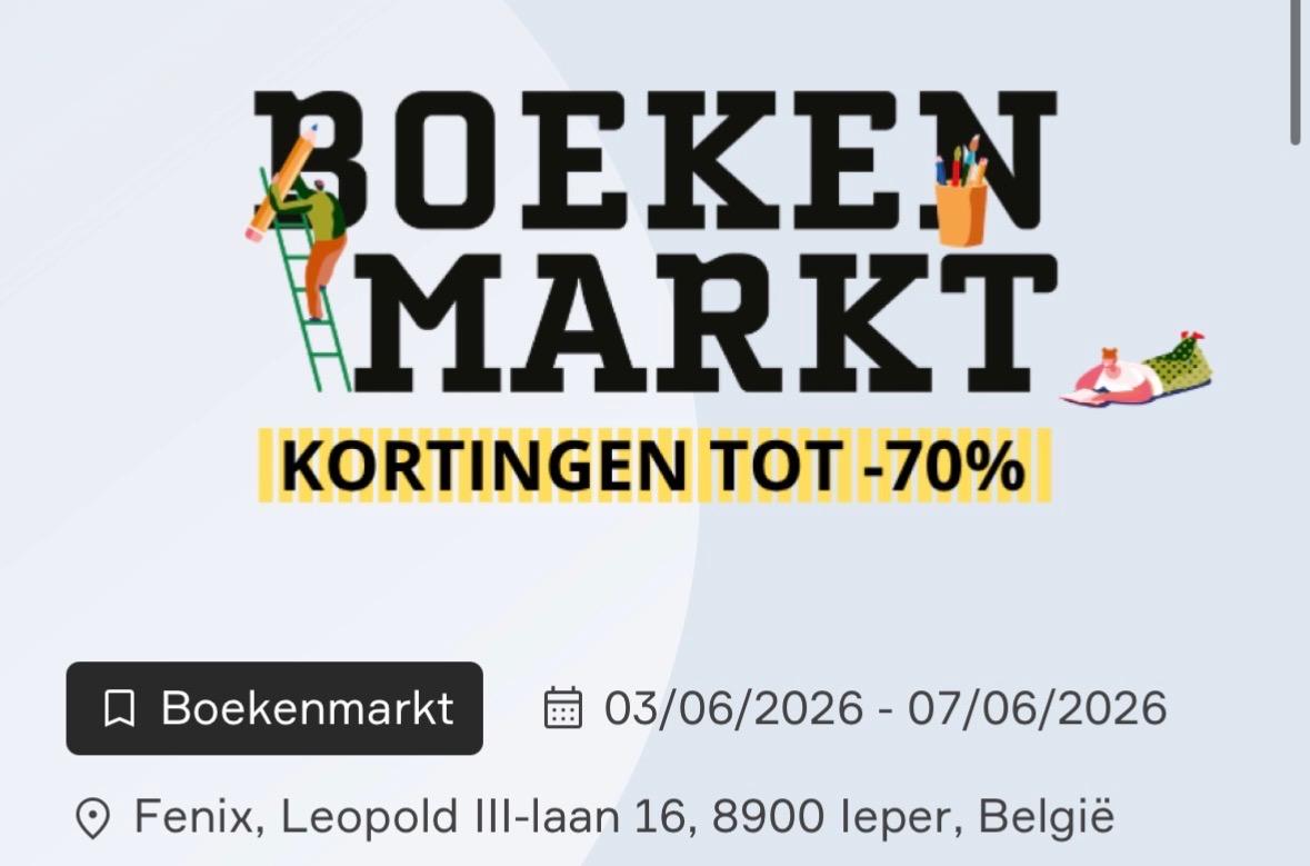 Boekenmarkt Lannoo Ieper