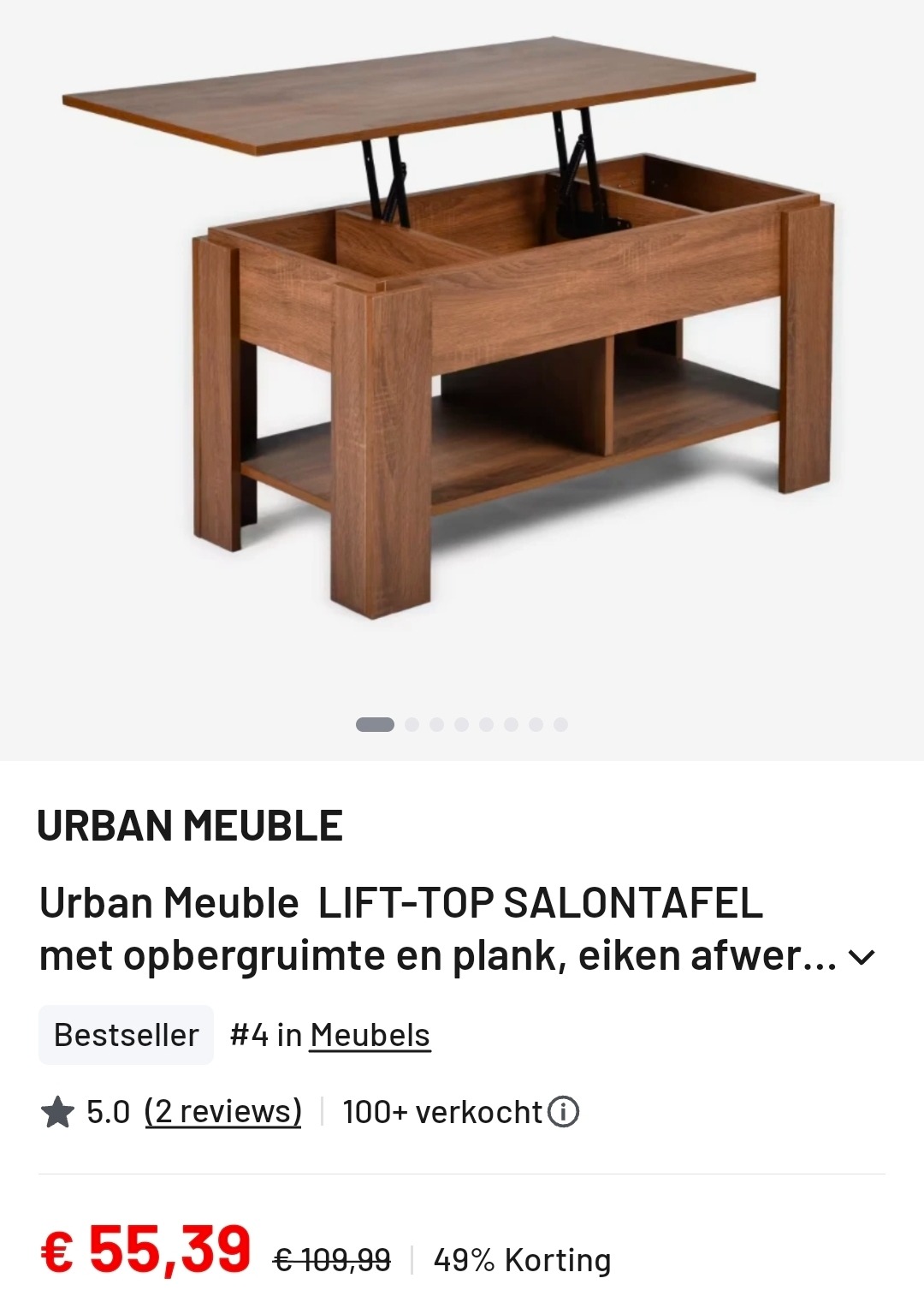 Urban Meuble salontafel