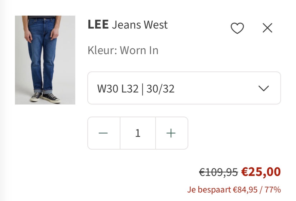 LEE jeans W30 L32