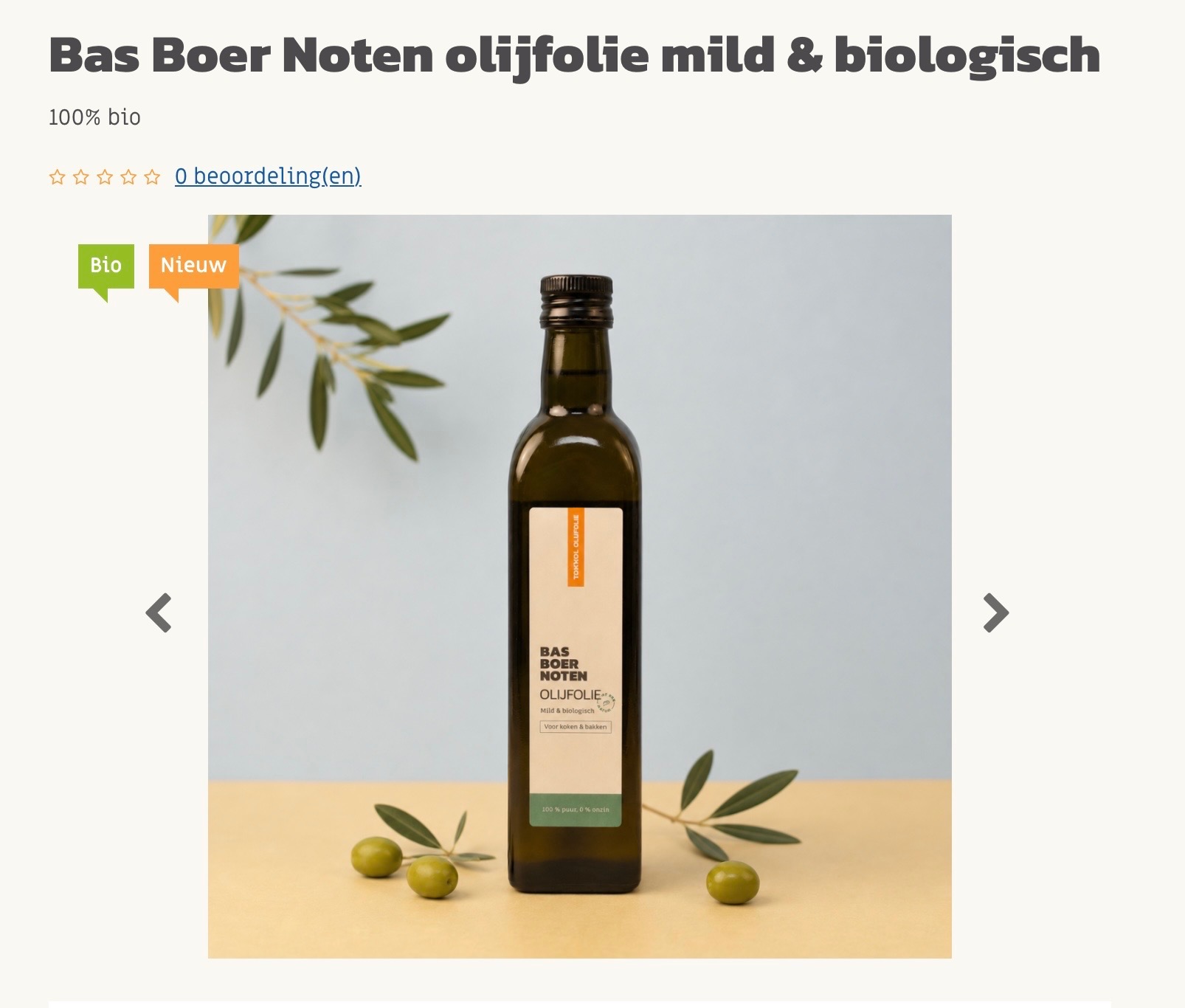 Olijfolie, borrelnootjes 1+1 gratis