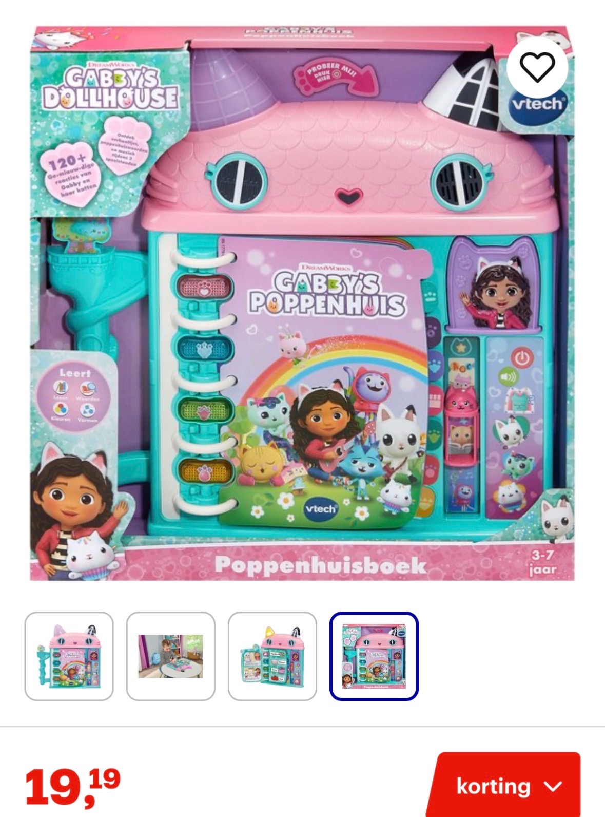 Gabby's Dollhouse Poppenhuisboek