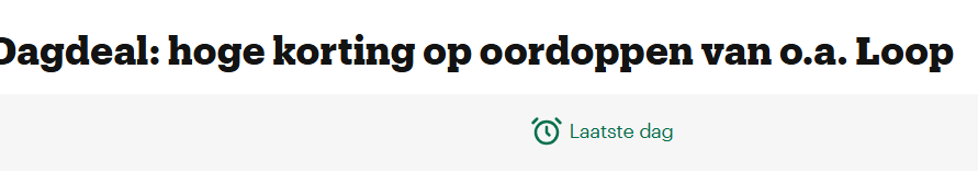 Image of oordoppen