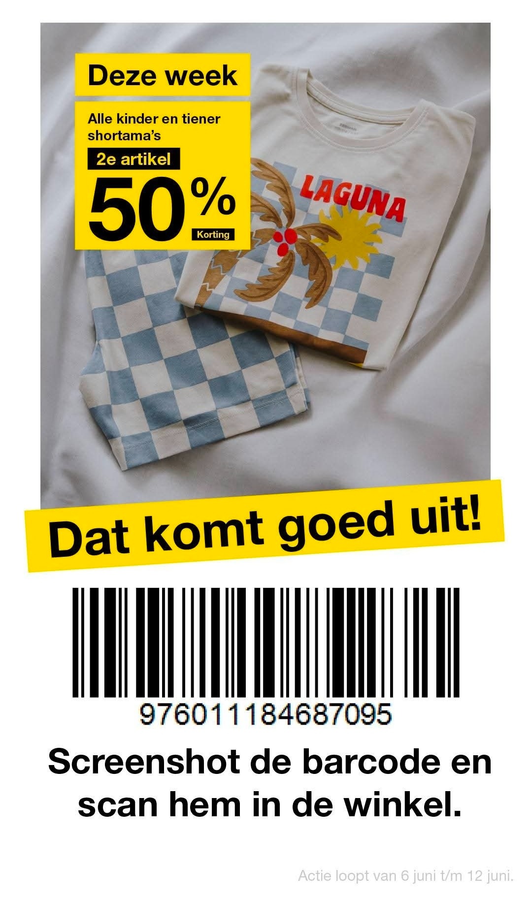 Alle kinder en tiener shortama's 2e -50%