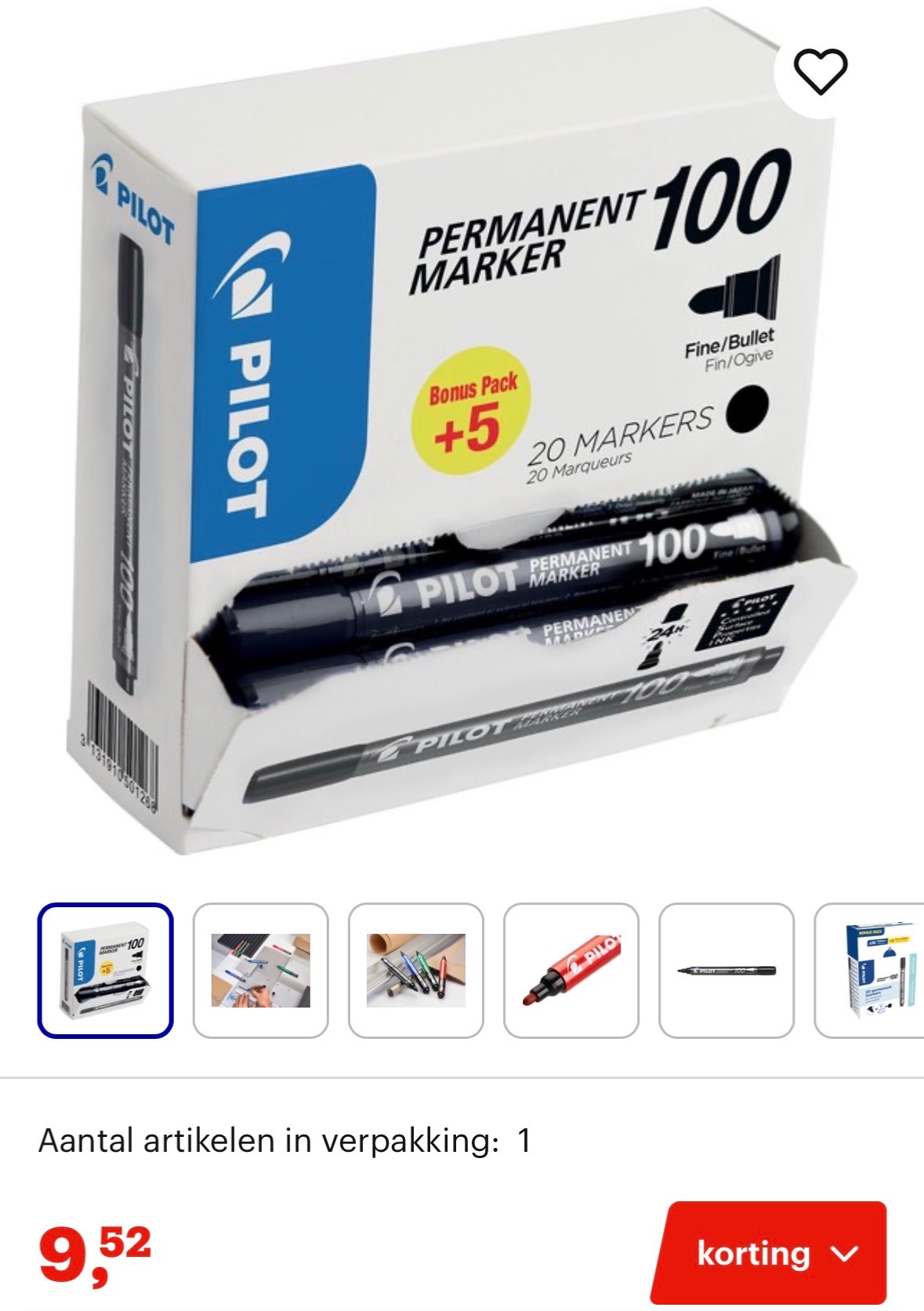 Pilot permanent markers