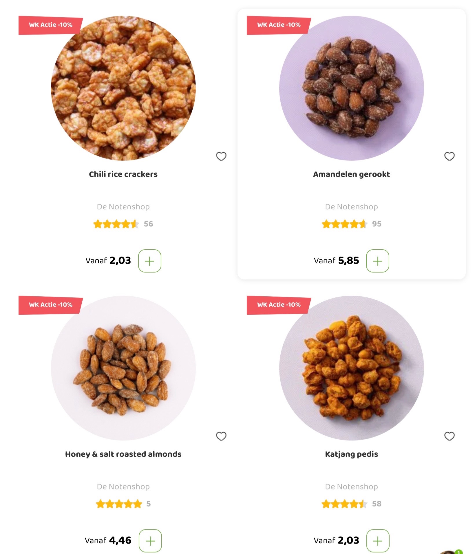 Oranje-snacks -10%