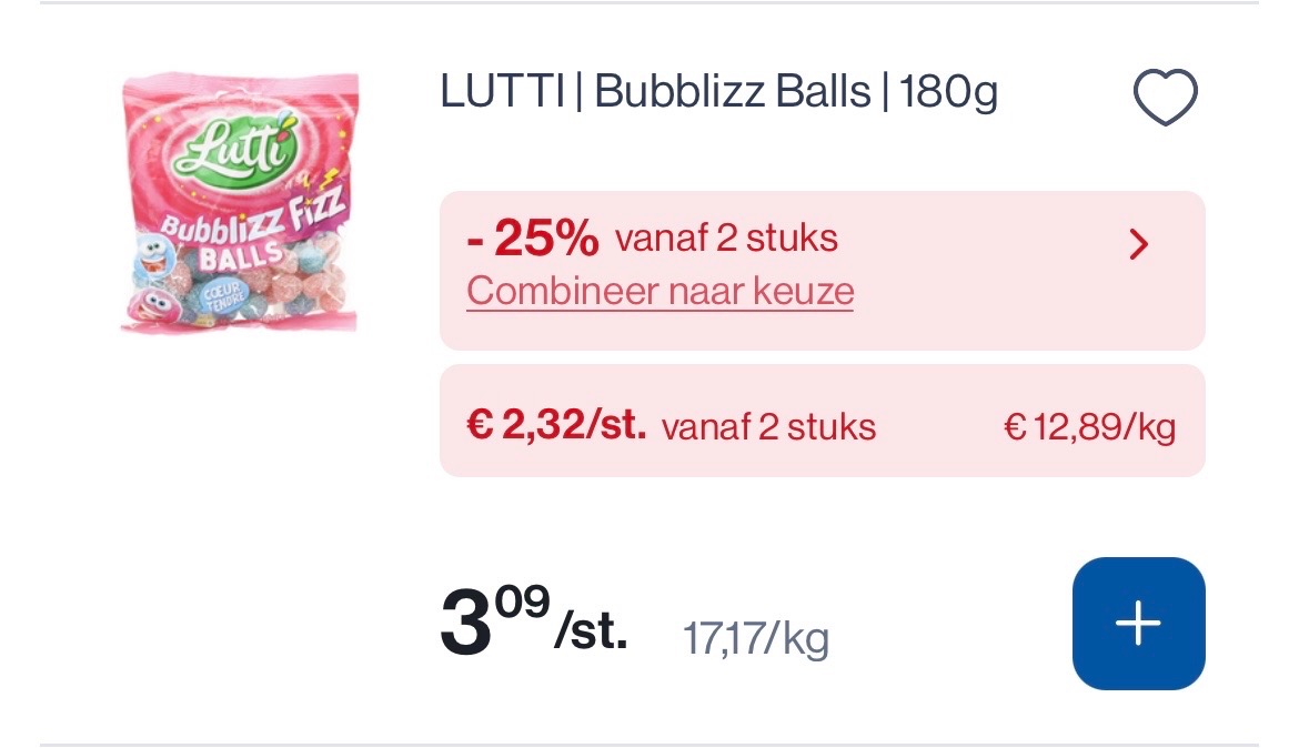Lutti snoepjes in promo
