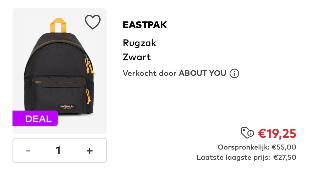 Eastpak rugzak