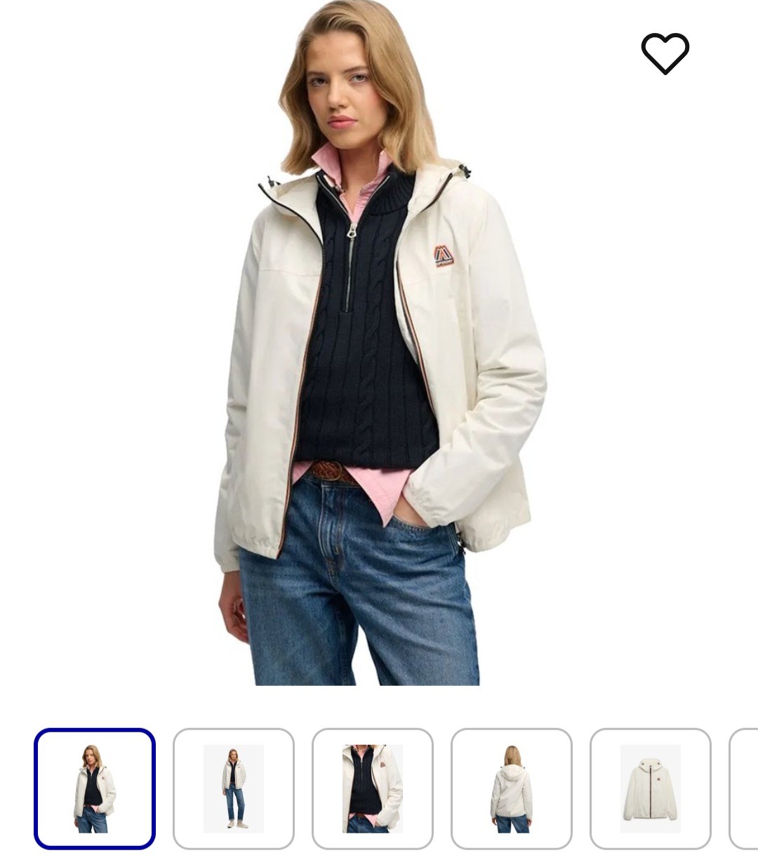 -43% Superdry Essential Tri Windbreaker Jas