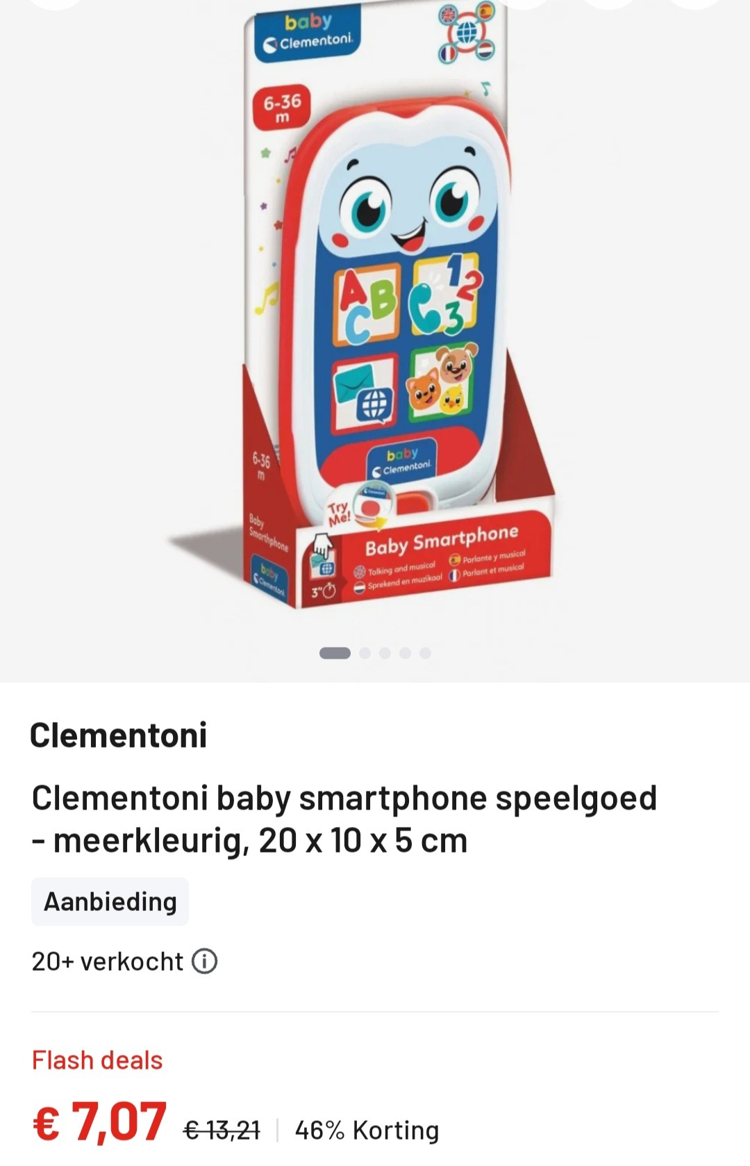 Clementoni baby smartphone speelgoed
