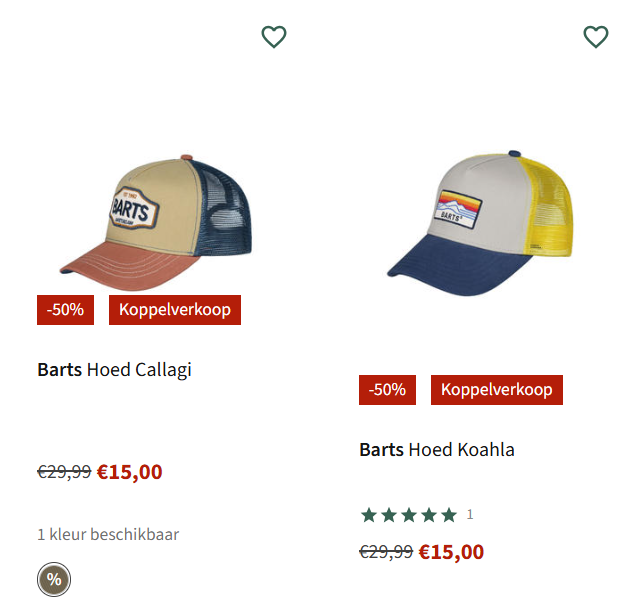 Barts zomerhoeden en petten 🧢