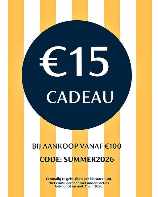 €15,00 korting bij Parfum, in de winkel en online