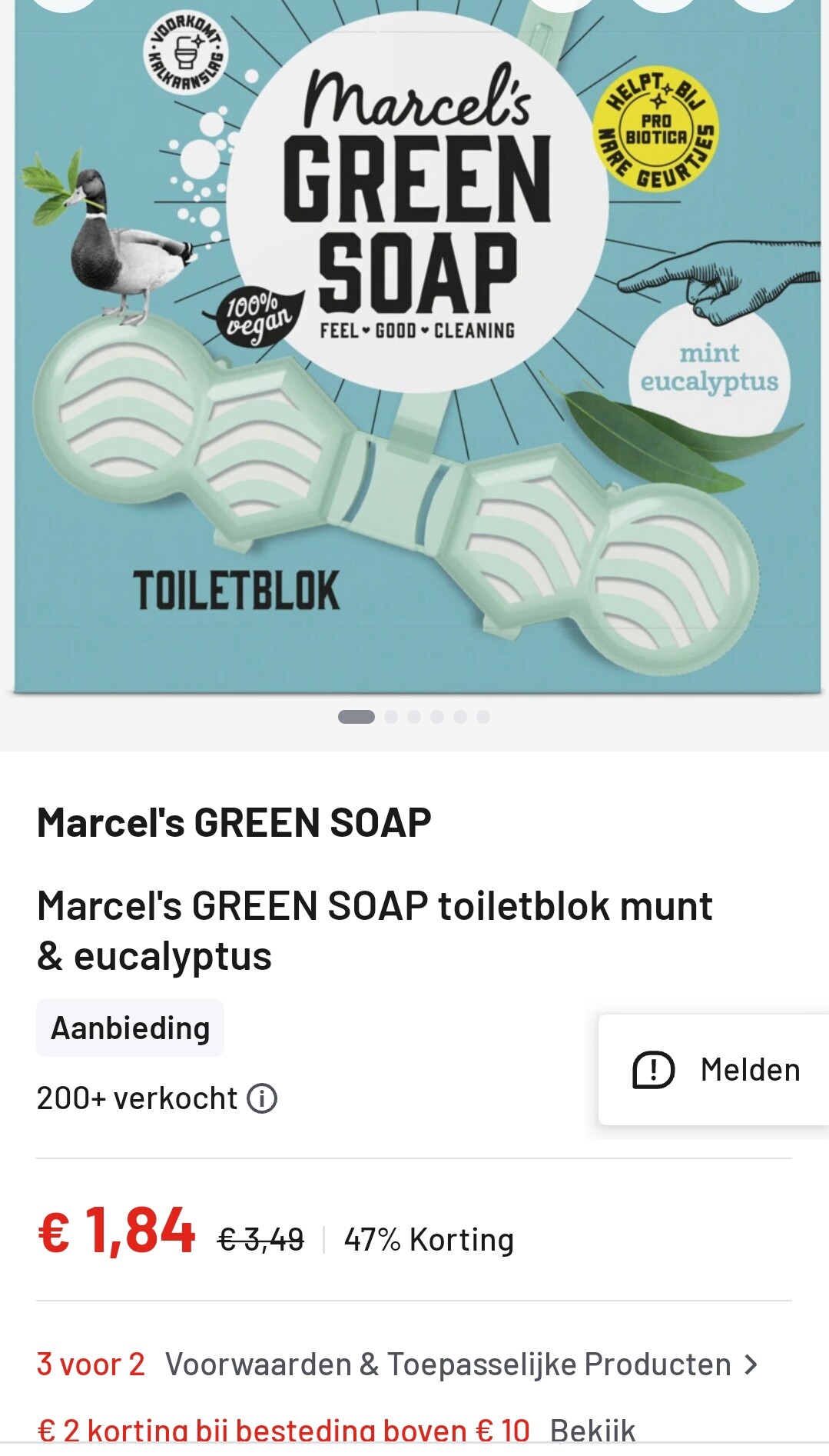 Marcel's greensoap toiletblokjes 1,22€/st vanaf 3