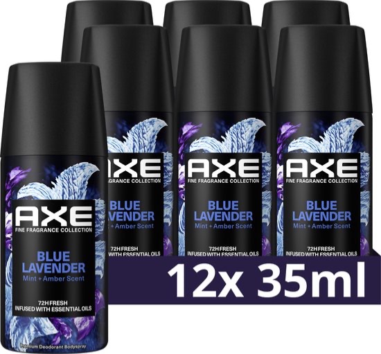 Axe mini deodorants 12 stuks
