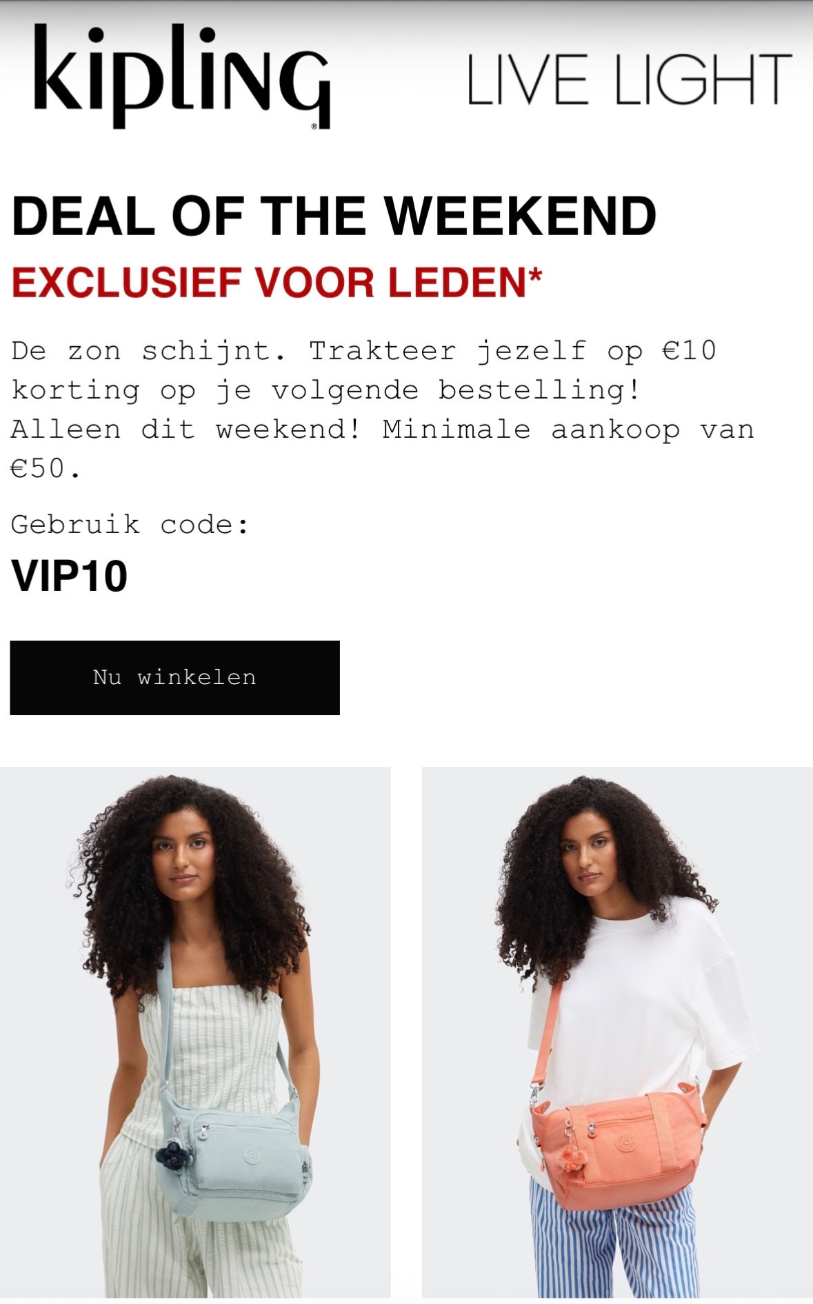 €10 bij Kipling