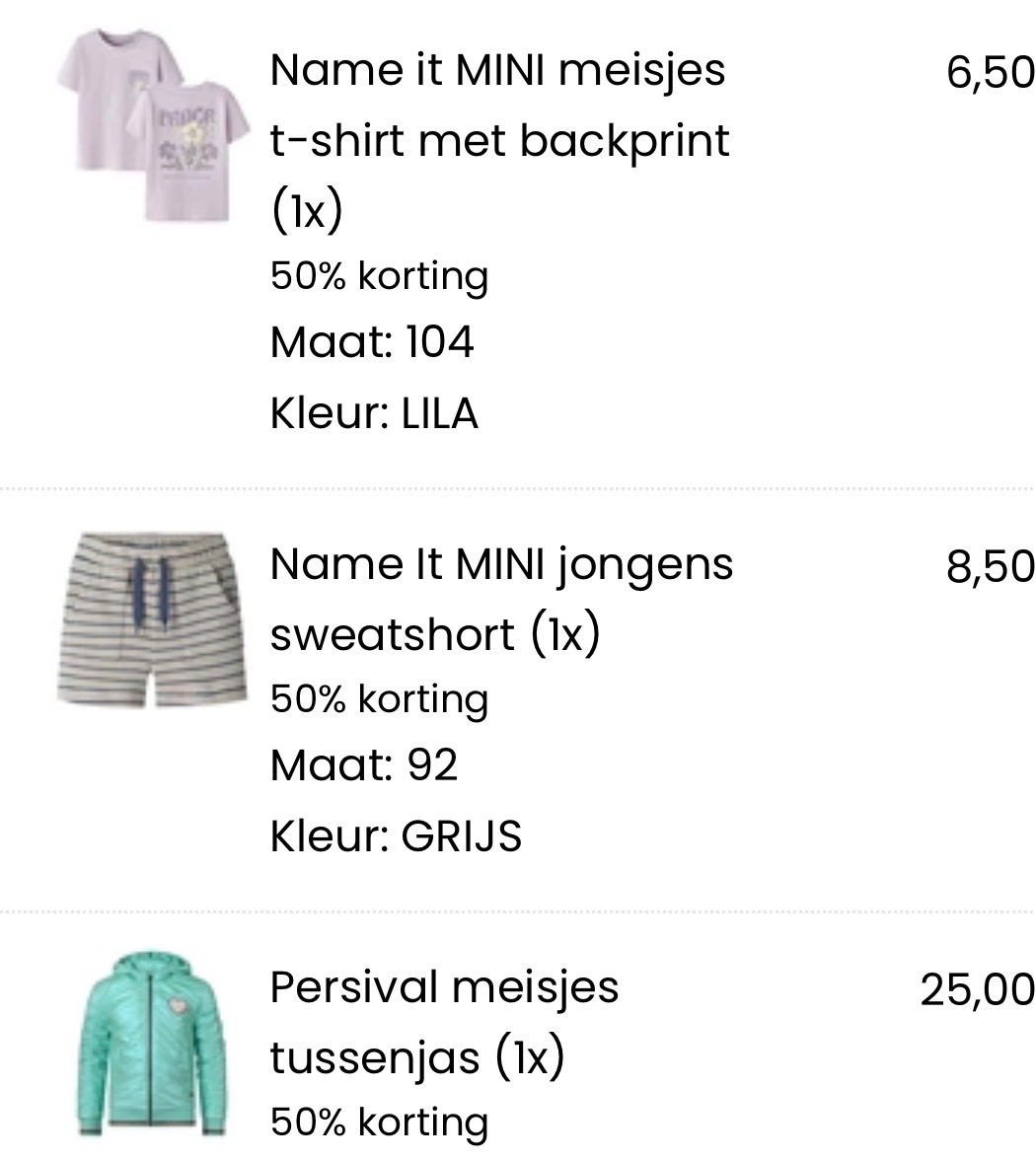50% korting